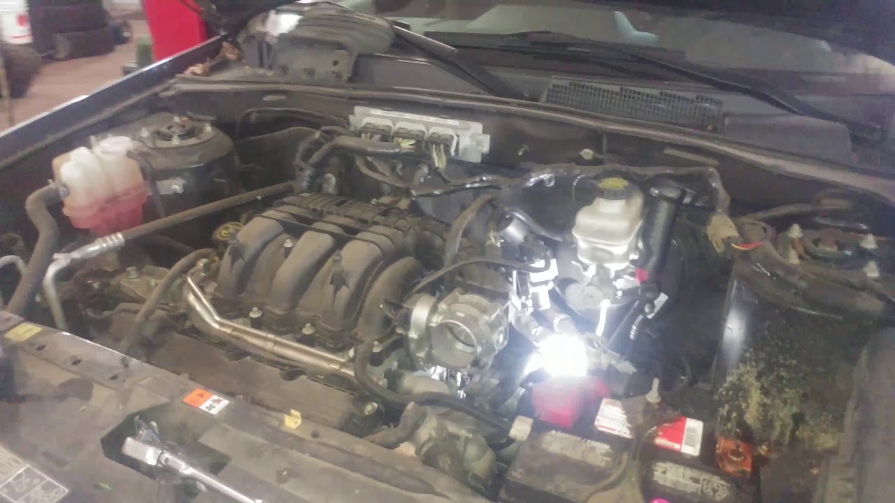 Spark plug replacement 2011 Ford Escape 3.0L V6 How to change plugs. Intake removal included