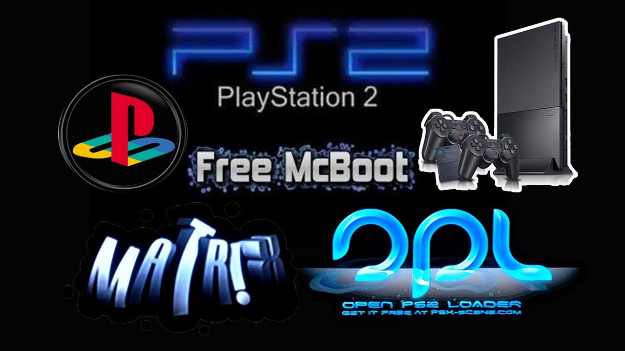 Configurar chip matrix, free mcboot y opl en PS2 Slim SCPH-90001