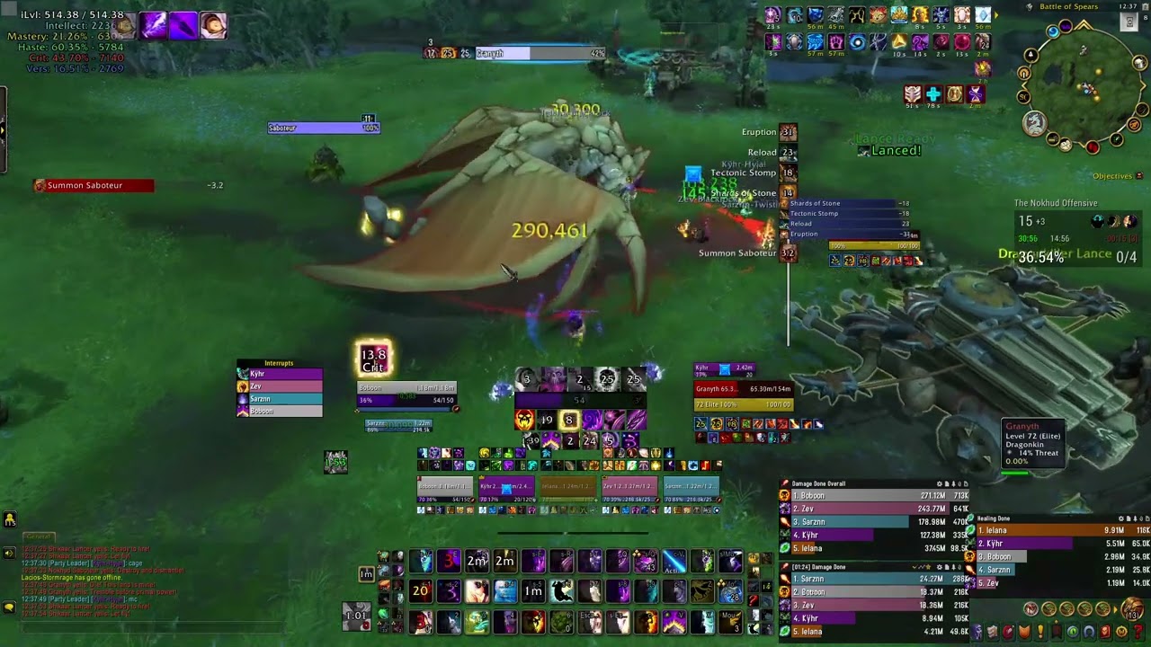 Shadow Priest POV. M+ The Nokhud Offensive +15