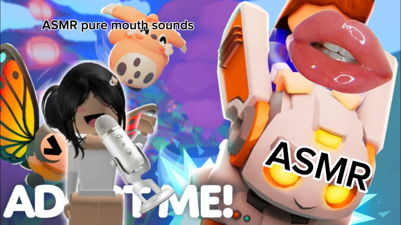 ASMR adopt me ~pure mouth sounds~