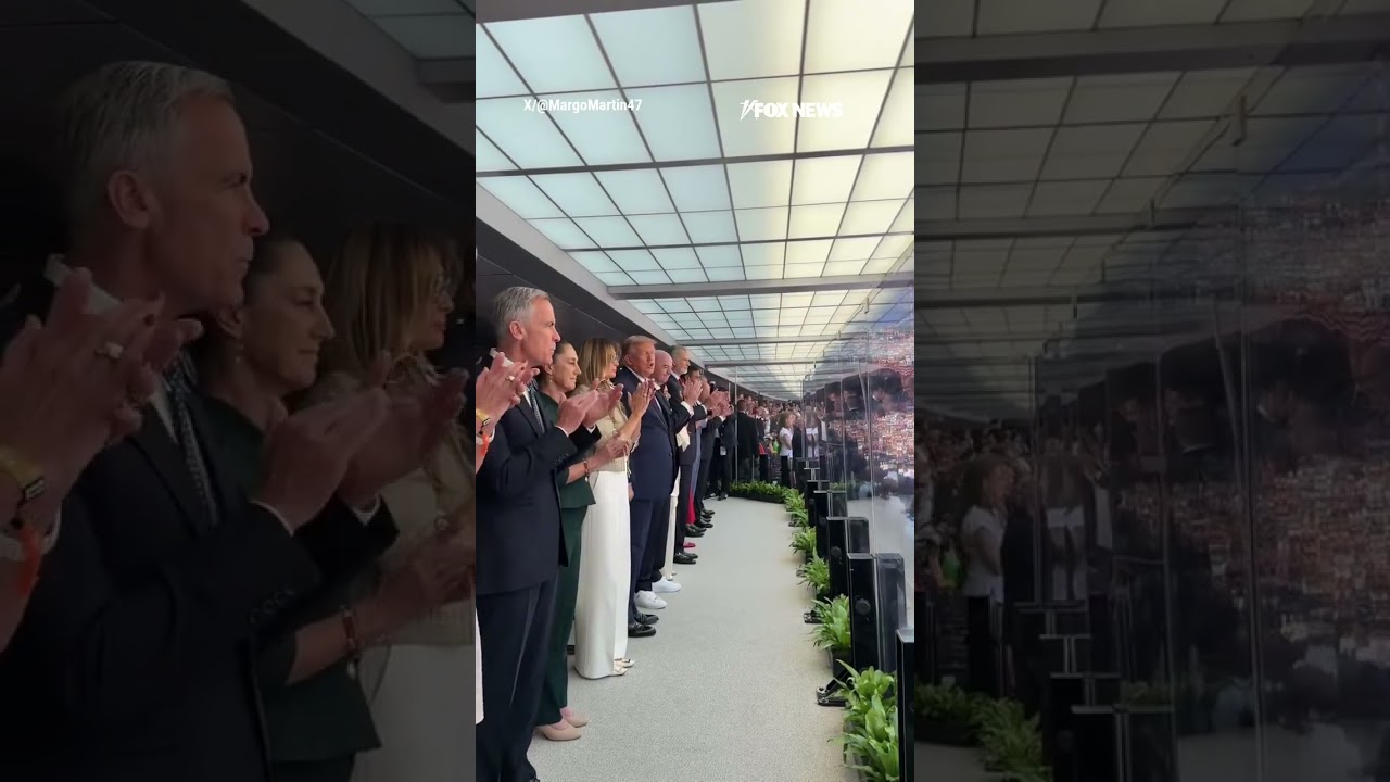 Trump, first lady arrive at MetLife Stadium for the FIFA World Cup final #shorts #foxnews #news #fox