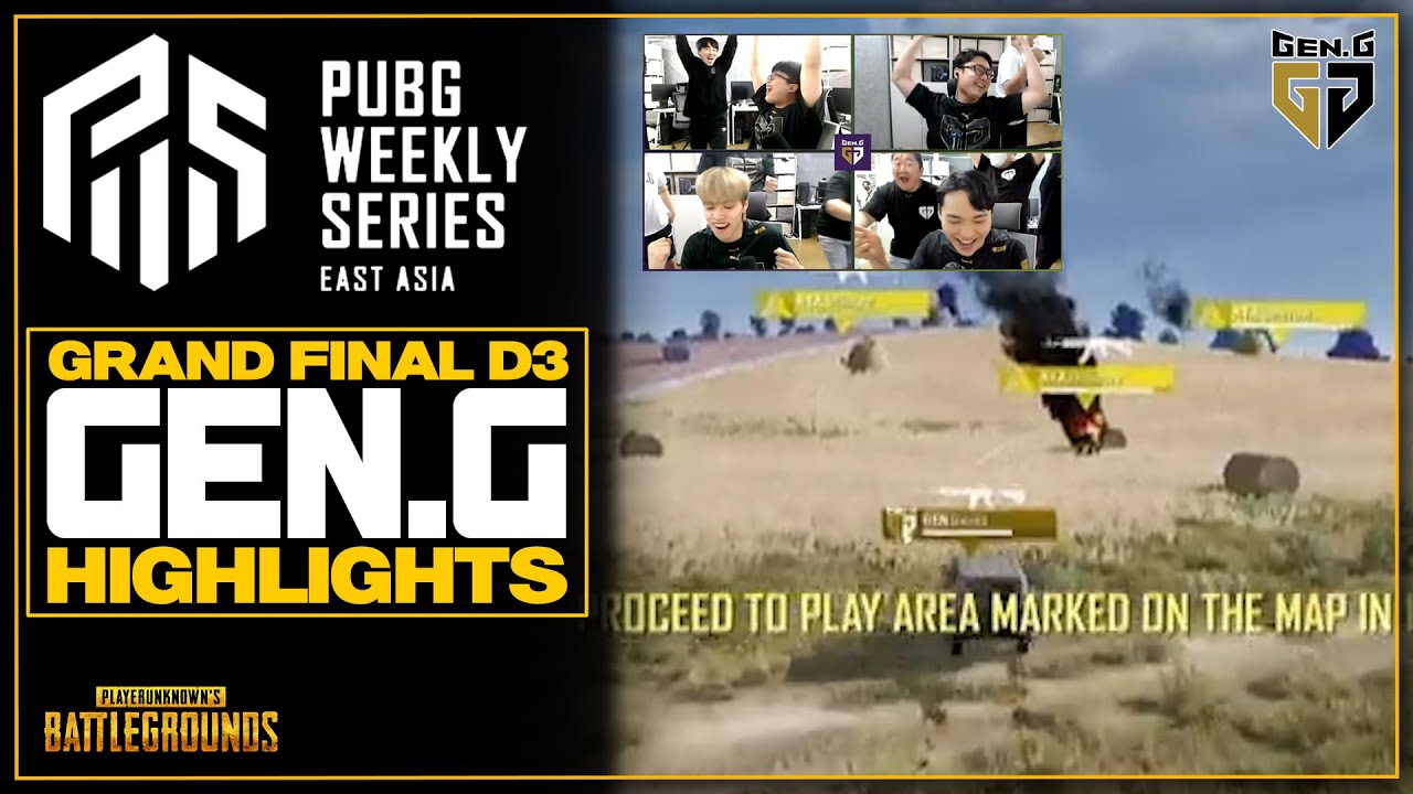 PWS2 우승의 현장 젠지 극장 - 배틀그라운드 이노닉스ㅣPUBG GEN.G INONIX