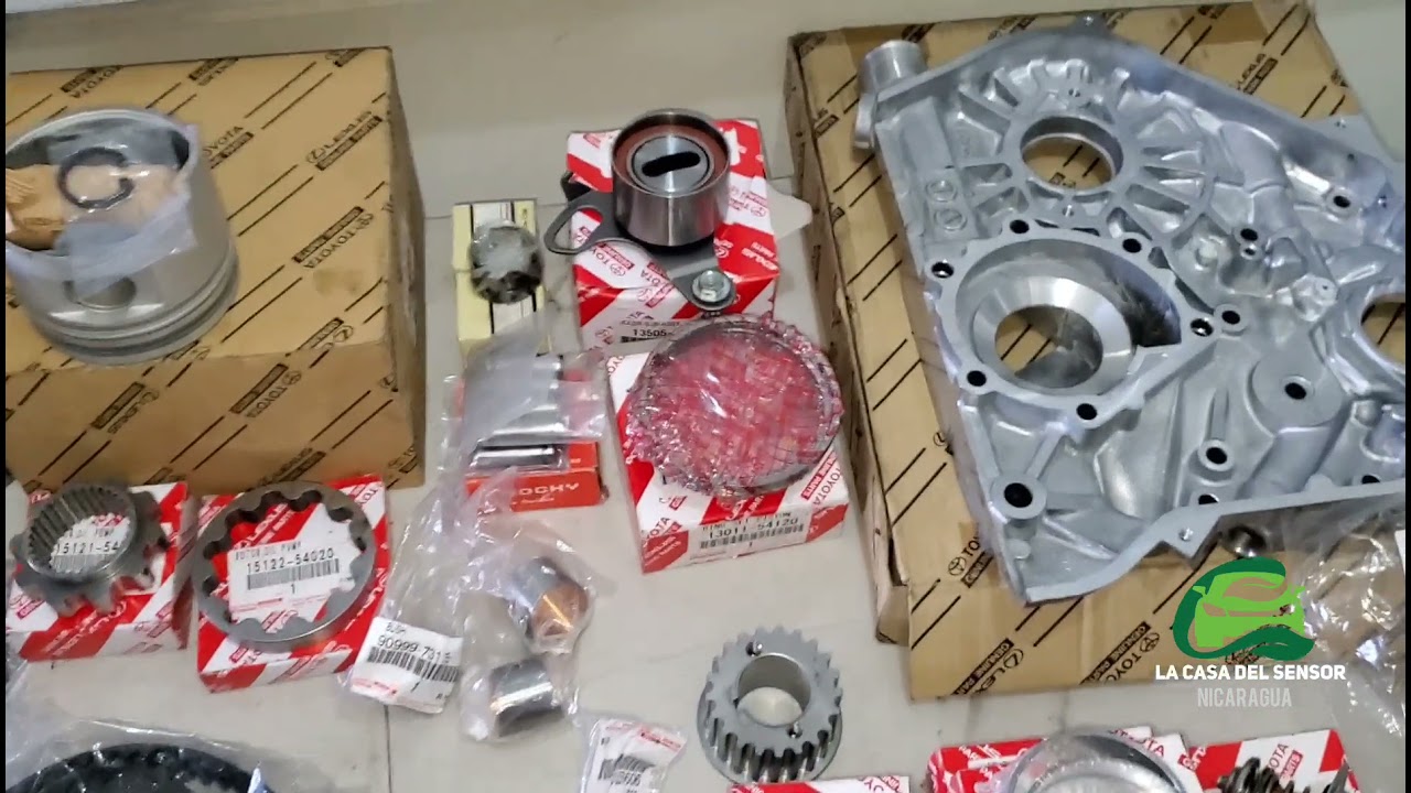 Todos los insumos para armar un motor Toyota 3L