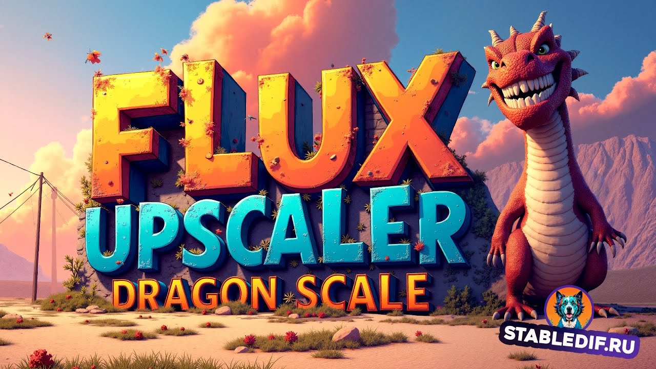 Upscaler Flux Dragon Scale | Custom Tile