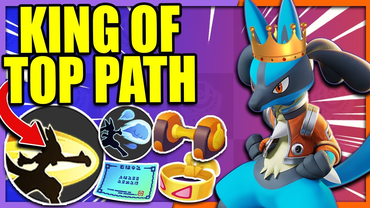 LUCARIO will always be the KING of TOP PATH | Pokemon Unite