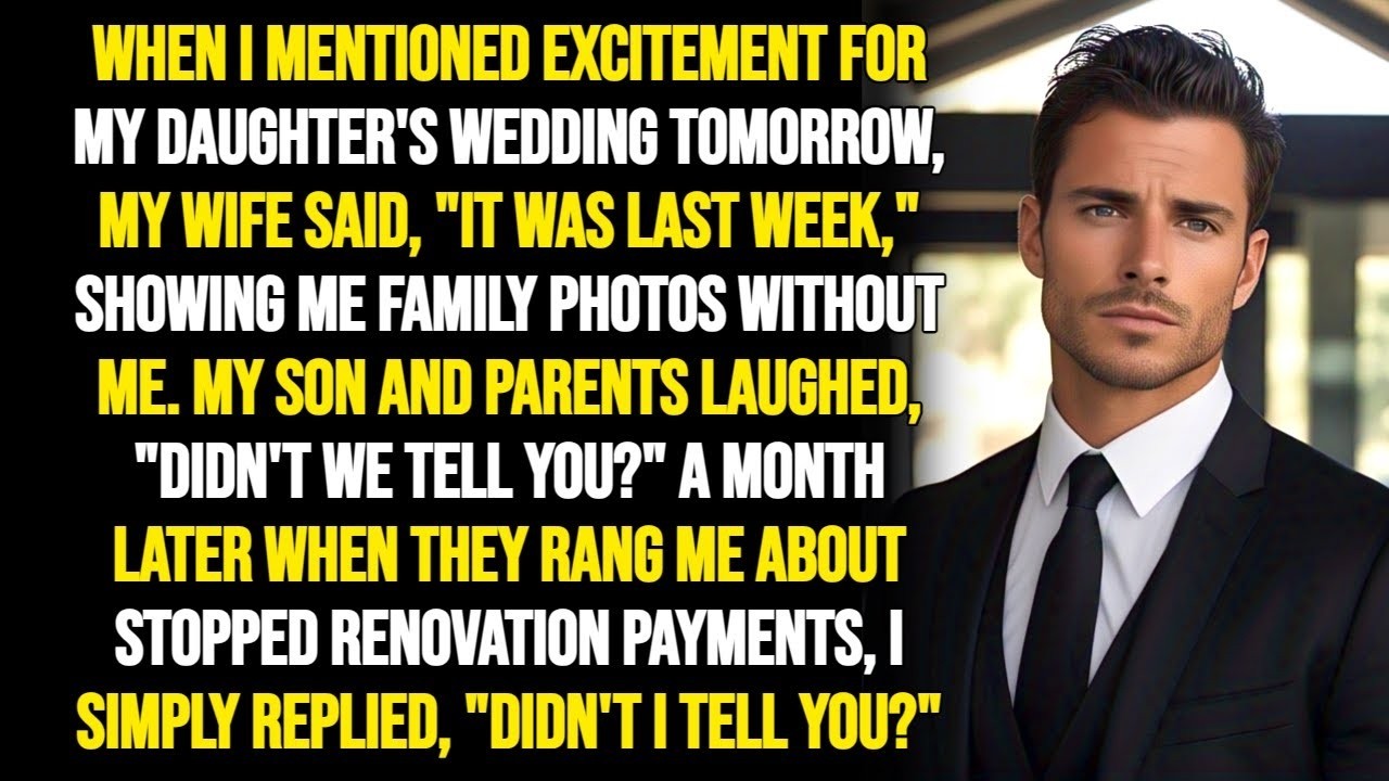 My Family Erased Me from My Daughter's Wedding—Then I Showed Them What Revenge Really Looks Like...