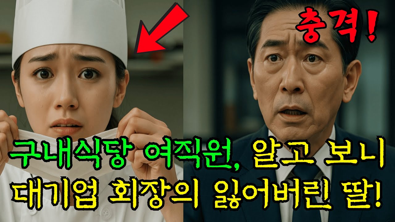 30년 만에 기적의 재회! 대기업 회장이 구내식당에서 딸을 찾았다!