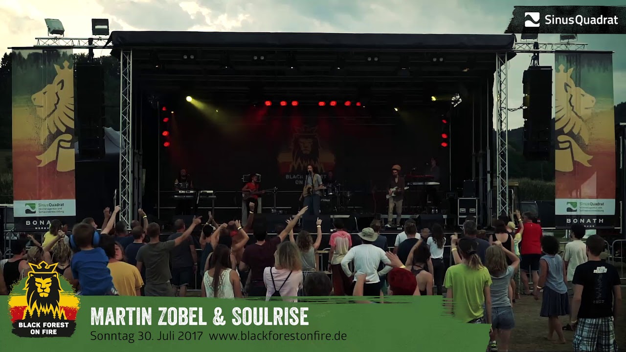 Martin Zobel & Soulrise beim Black Forest on Fire Reggae Festival 2017 in Berghaupten