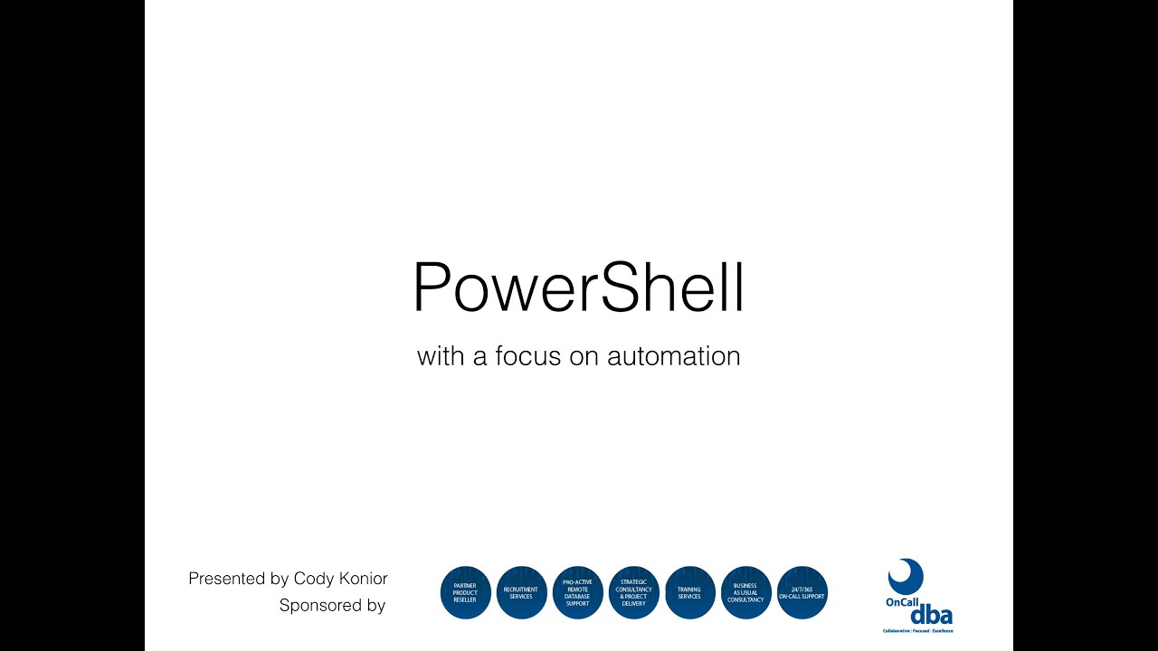 PowerShell with a focus on automation (HD)