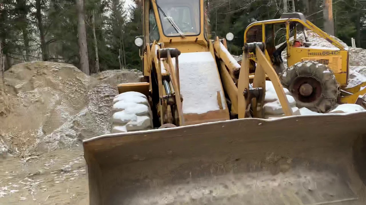 COLD START Fiat allis 645b loader