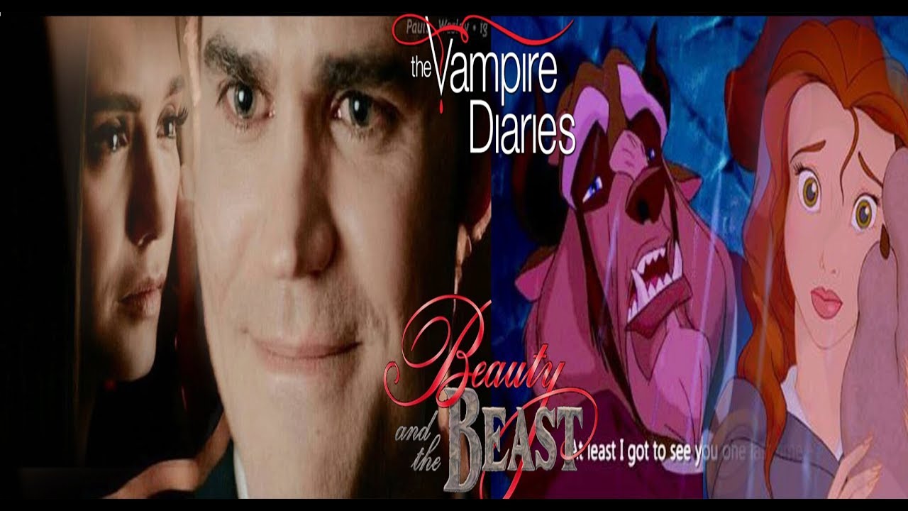 Stefan + Elena & Beauty and the Beast Parellel