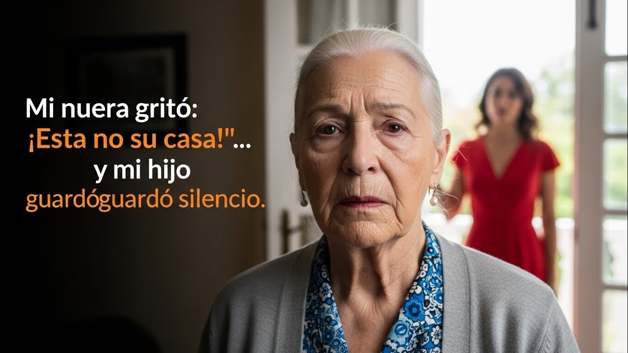 Mi nuera gritó: “¡Esta no es su casa!”… y mi hijo guardó silencio