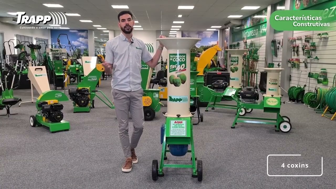 Triturador de Coco TRC 40 - Escola Digital Trapp | TRAPP BRASIL