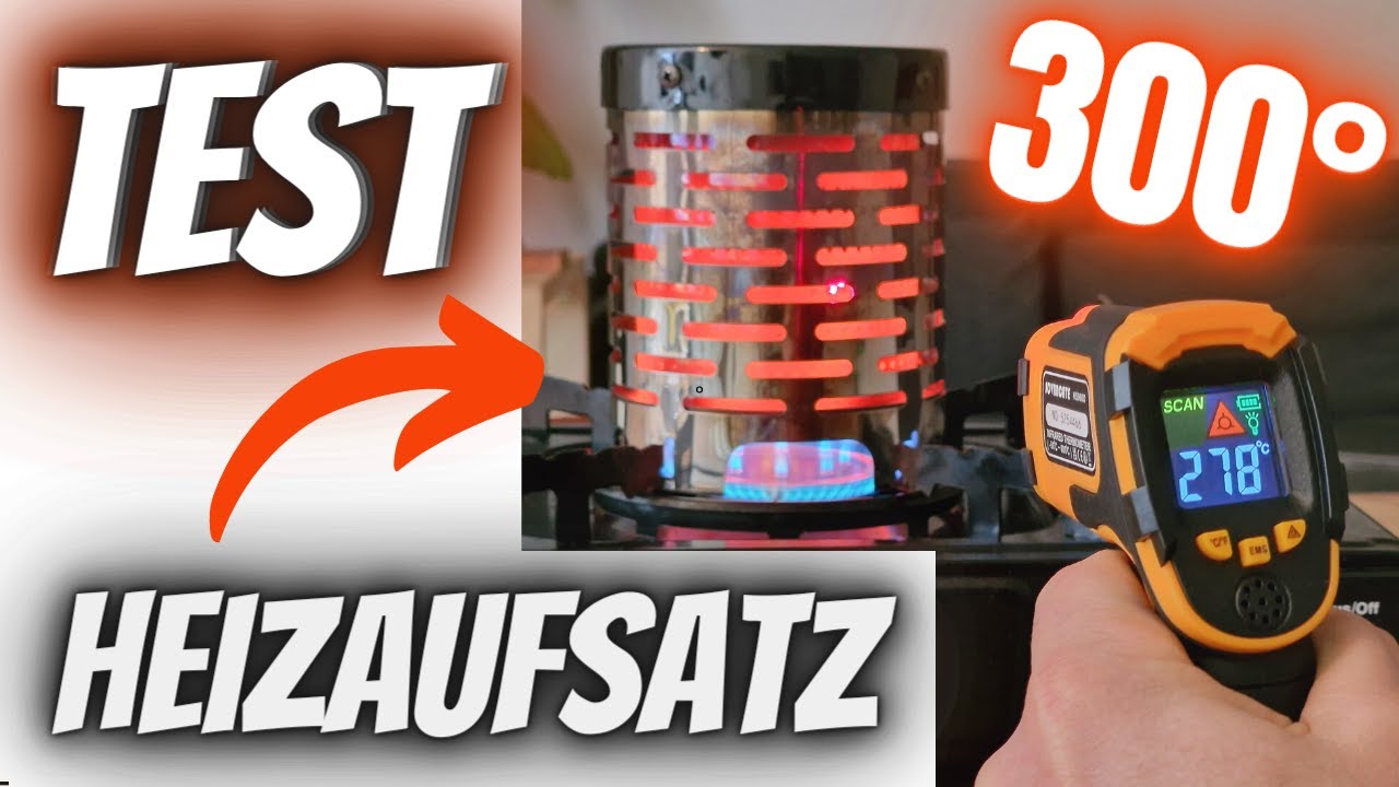 Heizaufsatz für Gaskocher♨️Alternative Heizung für Wohnwagen, Camper & Caravan? Genaues Testergebnis