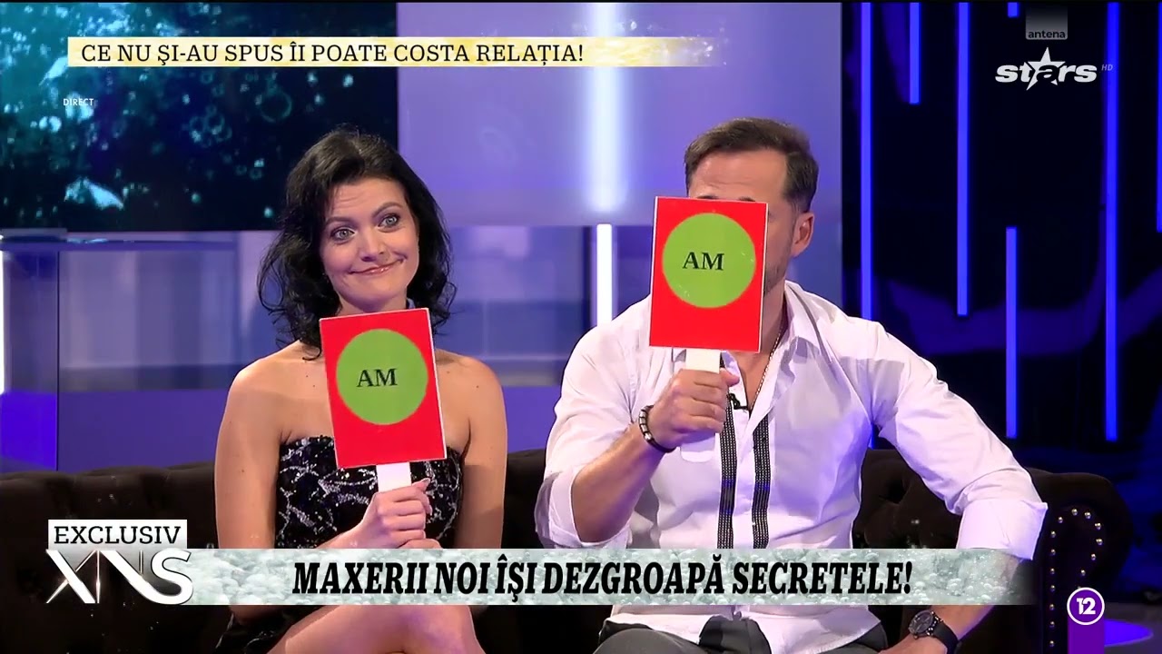 Dinu Maxer și Magdalena Chihaia, la Provocarea Am/N-am! Cum au răspuns întrebărilor delicate