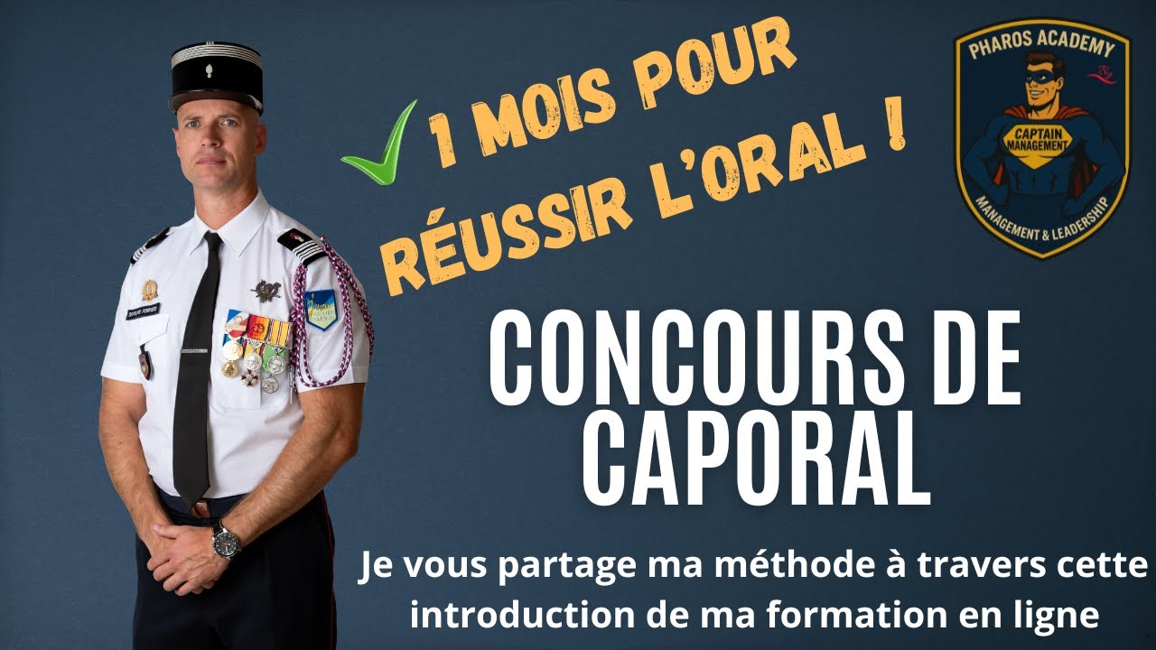 1 MOIS POUR REUSSIR l'ORAL DE CAPORAL SPP - C'EST MAINTENANT OU JAMAIS ! 🔥