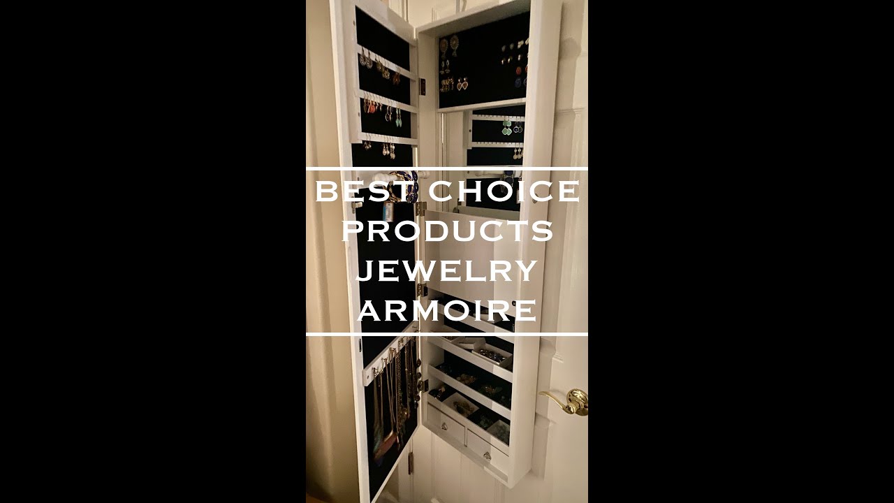 ***UNBOXING/ FIRST LOOK/ REVIEW*** OF BEST CHOICE PRODUCTS MIRRORED JEWELRY ARMOIRE