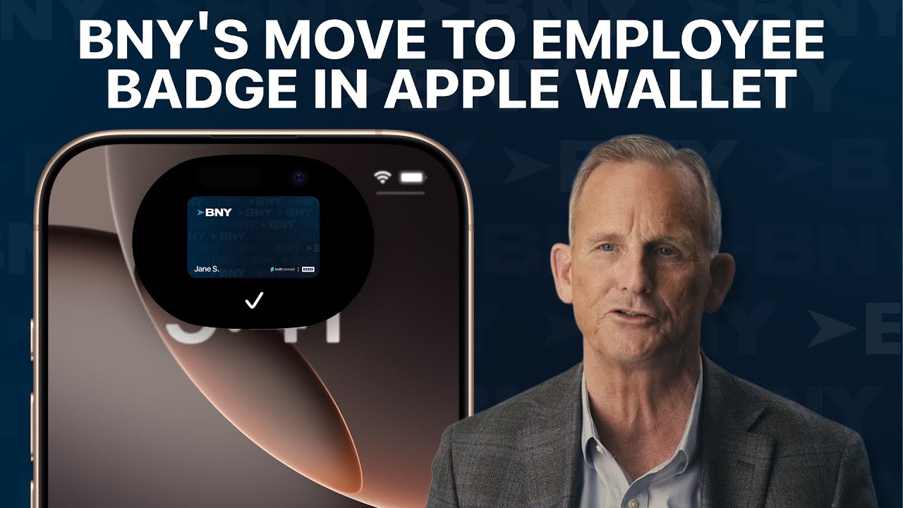 BNY's move to Employee badge in Apple Wallet | BNY x SwiftConnect x HID x Apple | 126 Sec