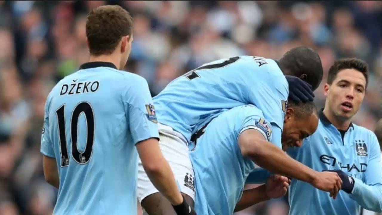 Yaya Tour&eacute; AMAZING FREE KICK! Manchester City vs Newcastle 4-0 19-8-13 2013 [HD 720p]