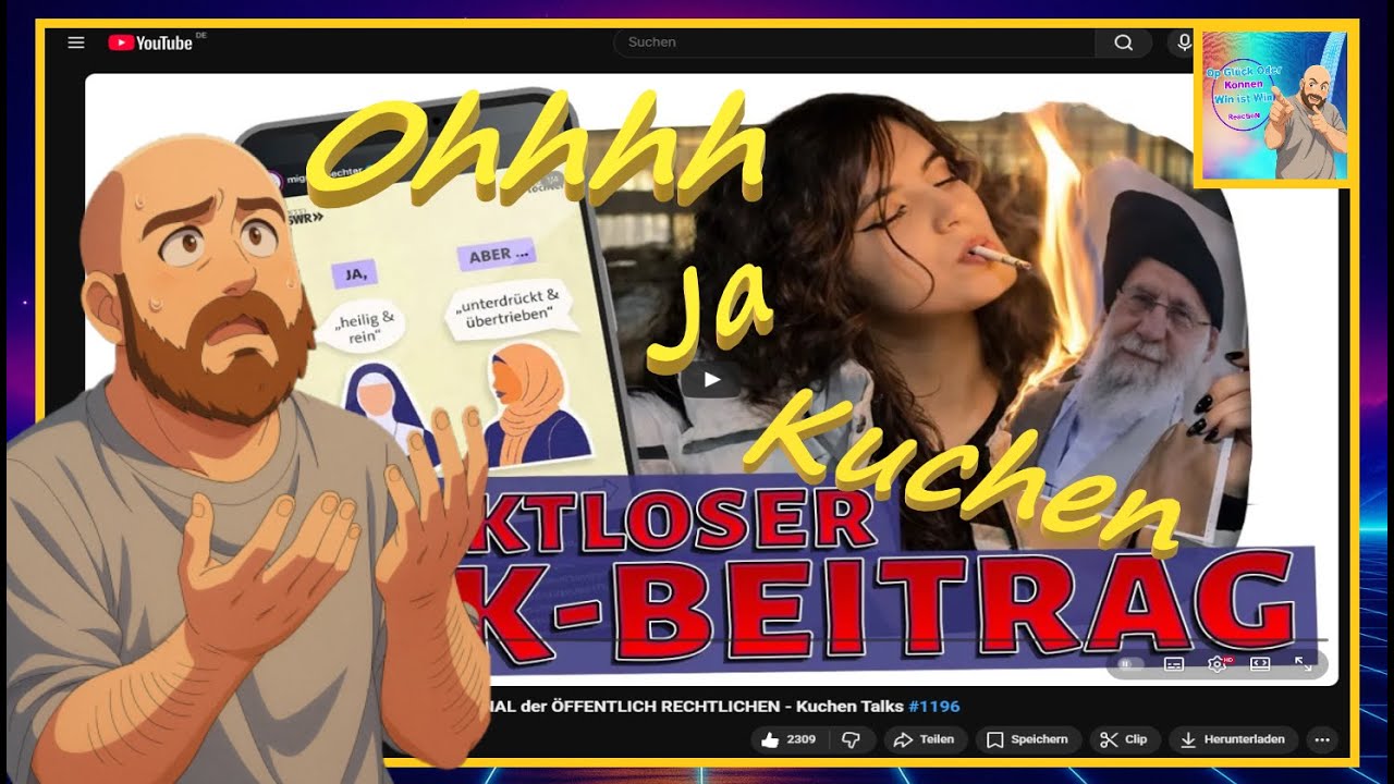 ein Nobody reagiert auf KuchenTv MIGRA TÖCHTER der PEINLICHE ANTI RASSISMUS KANAL der ÖFFENTLICH REC