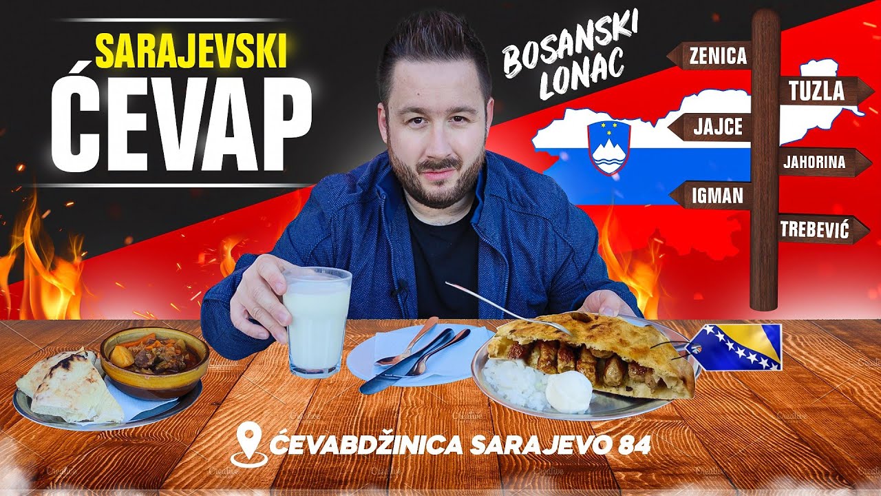 OTKRILI SMO SARAJEVSKI ĆEVAP U SLOVENIJI *bosanski LONAC & domaća kahva* | ĆEVABDŽINICA SARAJEVO 84