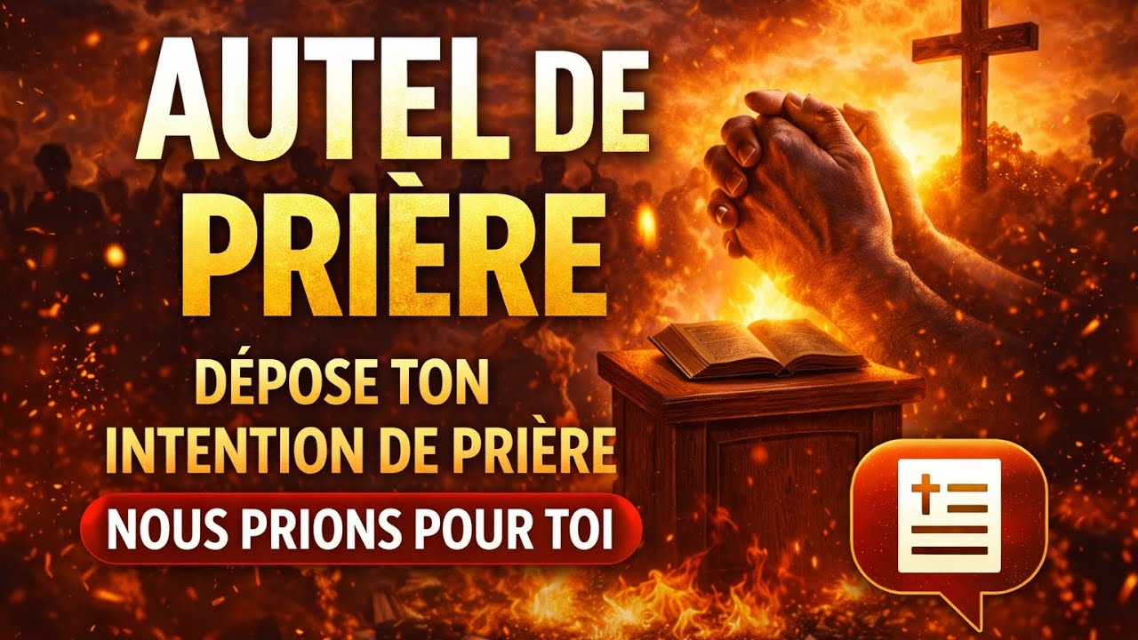 🔴 AUTEL DE PRI&Egrave;RE EN DIRECT 🔥 &Eacute;cris ta pri&egrave;re | Intercession puissante