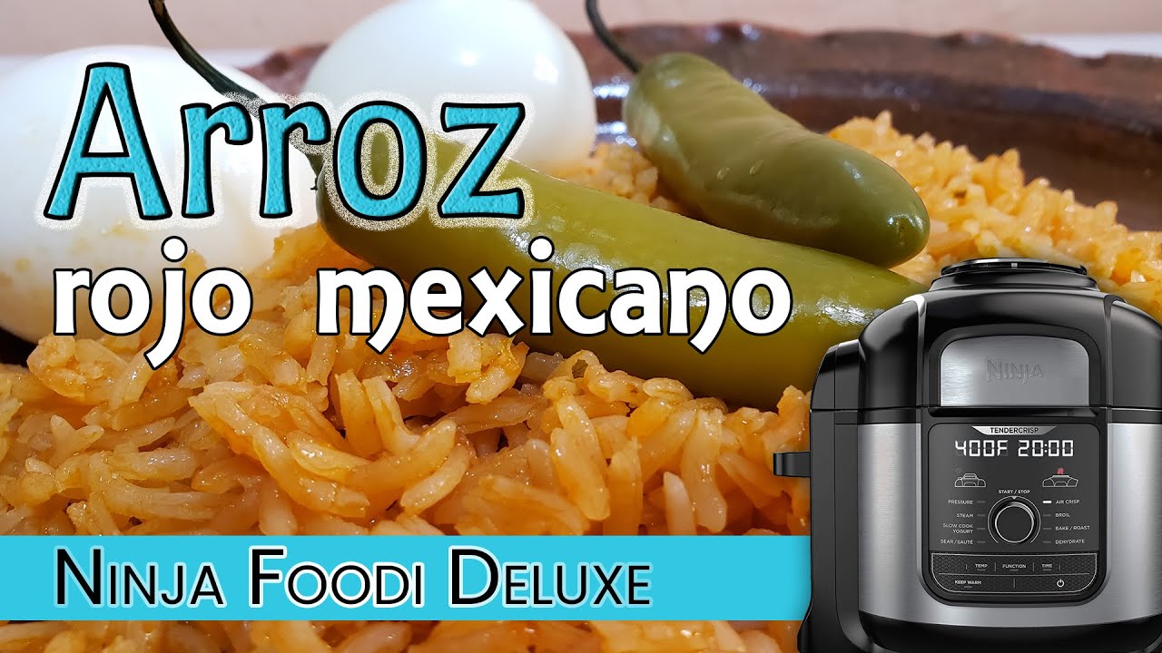 🔴 Perfecto ARROZ Rojo en la Ninja Foodi