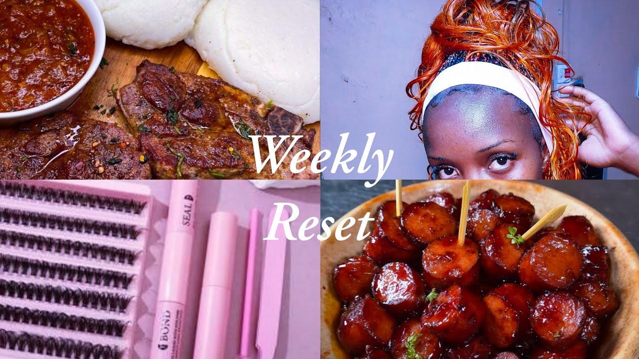 A Soft Reset|Hair Retouch|Cluster Lashes|Skincare|Errands & Nyama Choma