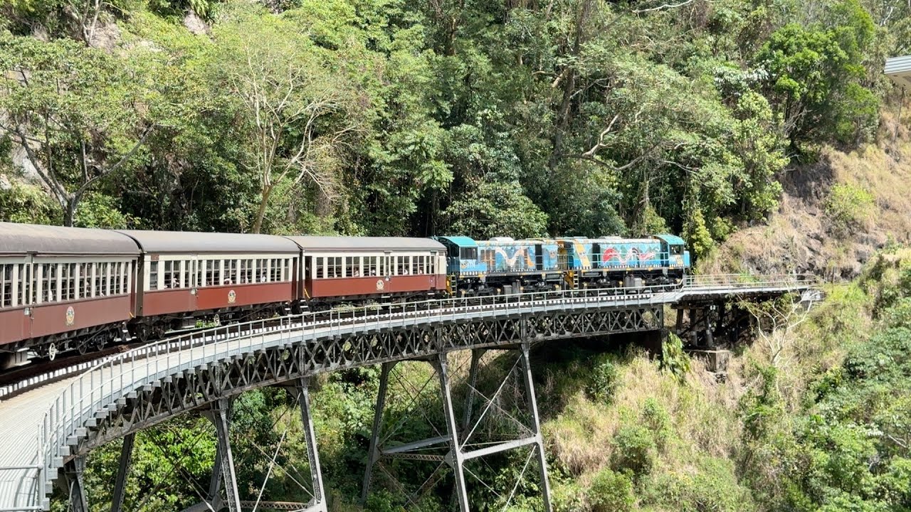 Over and under on the Kuranda Scenic Railway