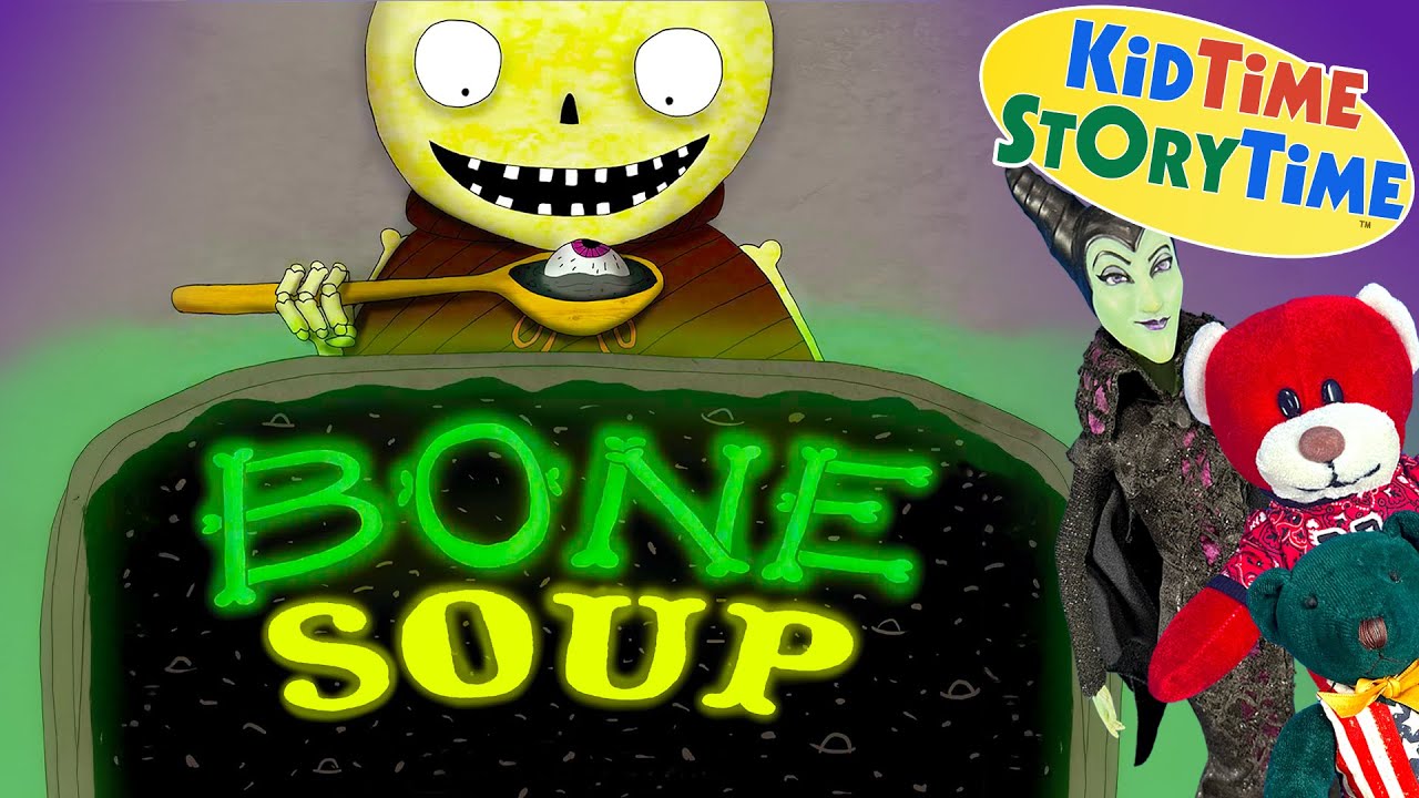 BONE SOUP 🦴  Halloween read aloud for kids | FUNNY read aloud