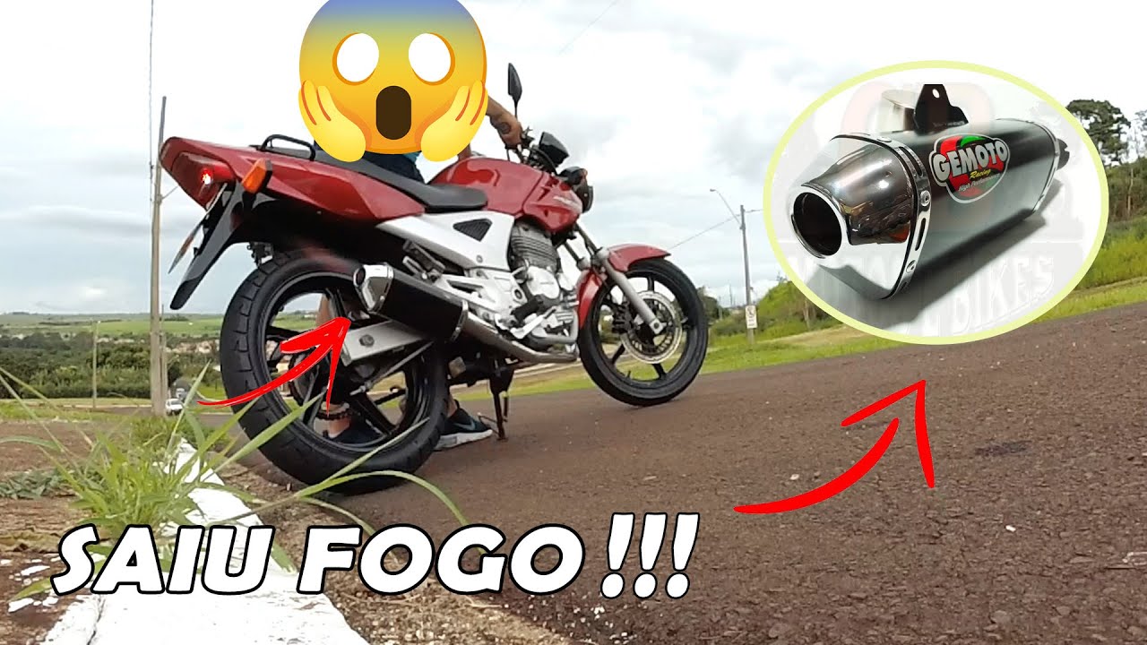ESCAPAMENTO GMOTO TWISTER 250 (DEMOSTRAÇÃO)