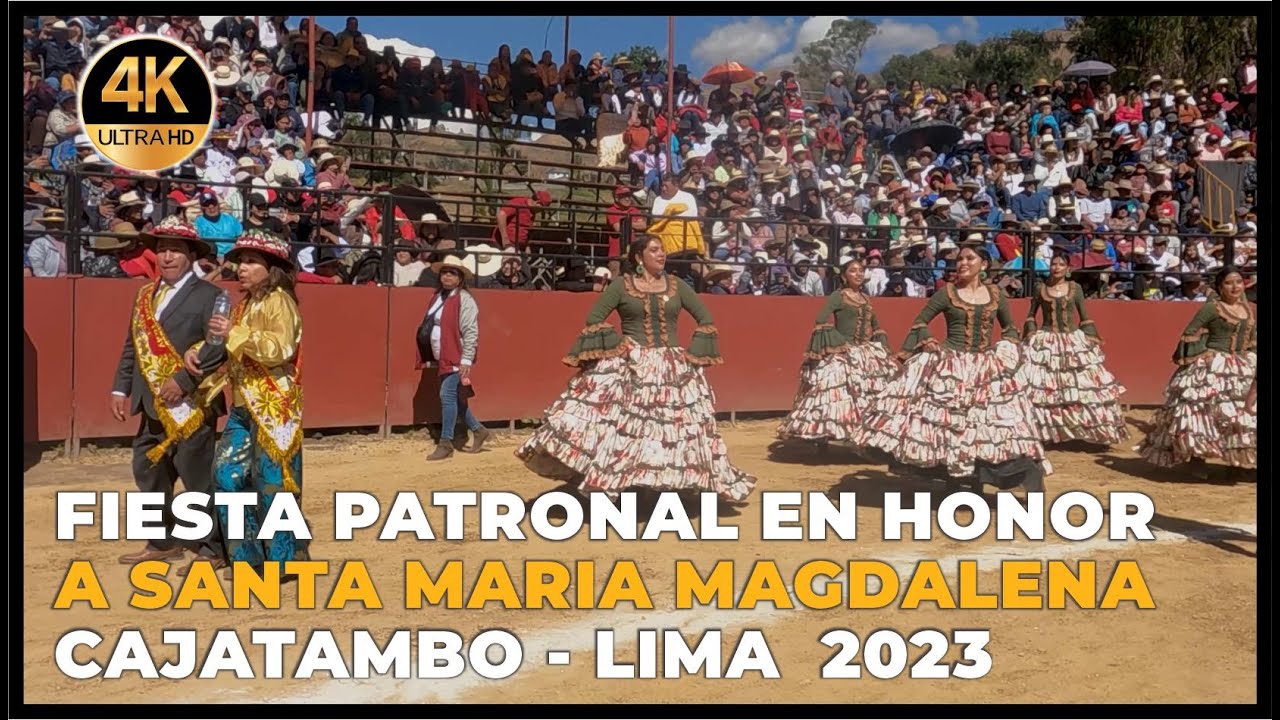 Fiesta Patronal de Cajatambo - Lima - Perú  4K (60fps)