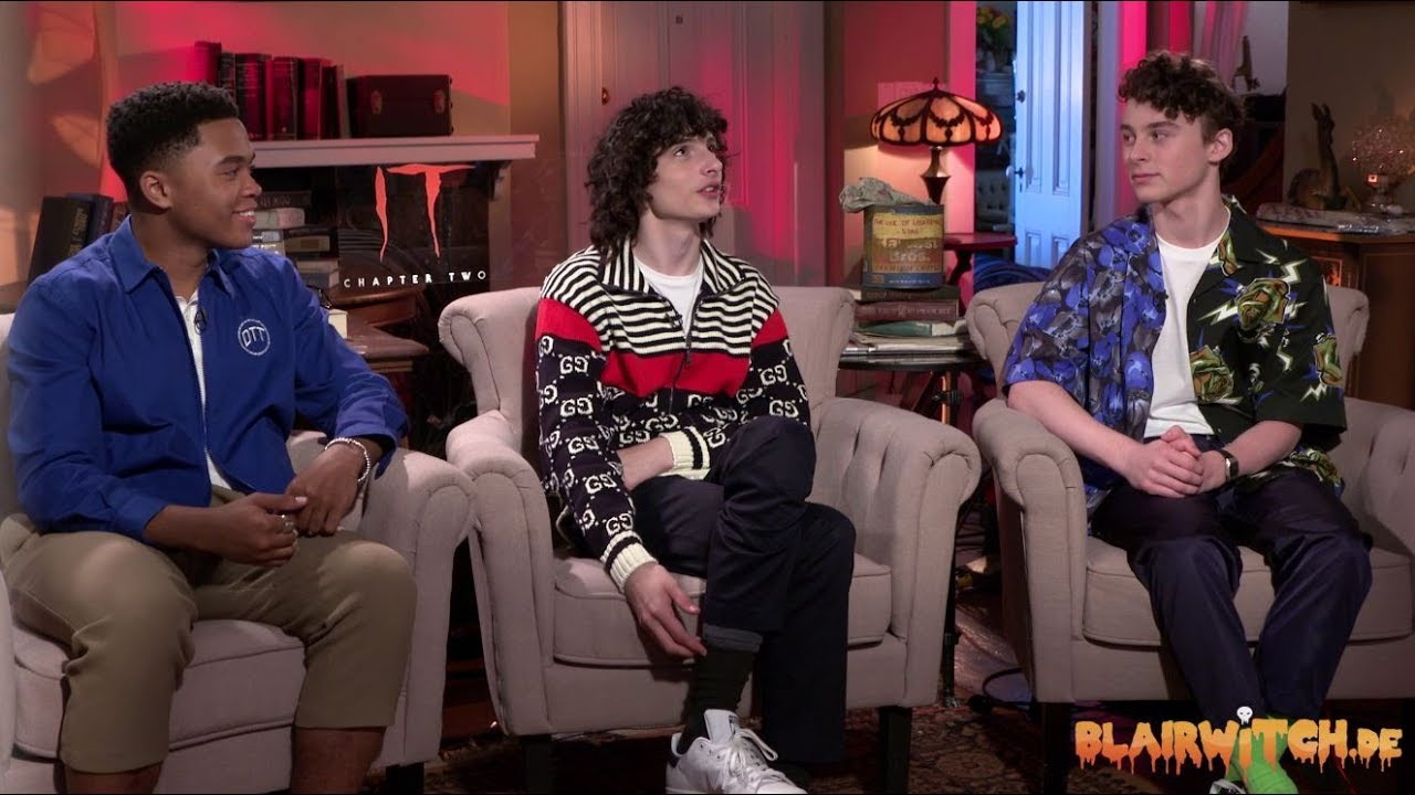 Chosen Jacobs, Finn Wolfhard & Wyatt Oleff on IT CHAPTER TWO interview