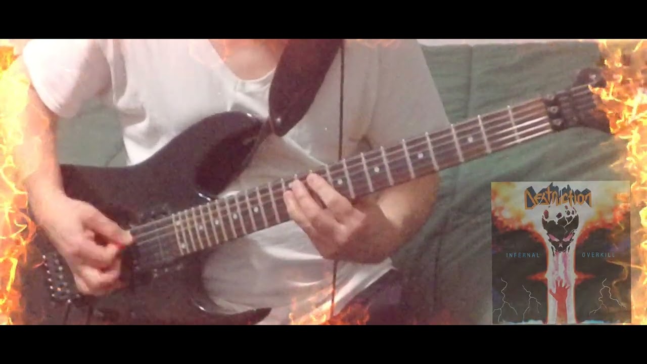 Destruction- Invincible Force. Guitar cover