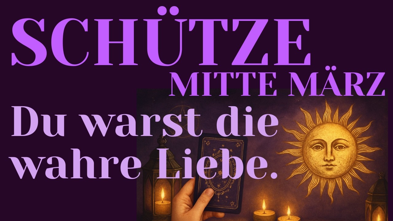 ♐️Schütze MITTE MÄRZ 2026❤️Jemand aus der Vergangenheit erkennt jetzt deine Bedeutung.