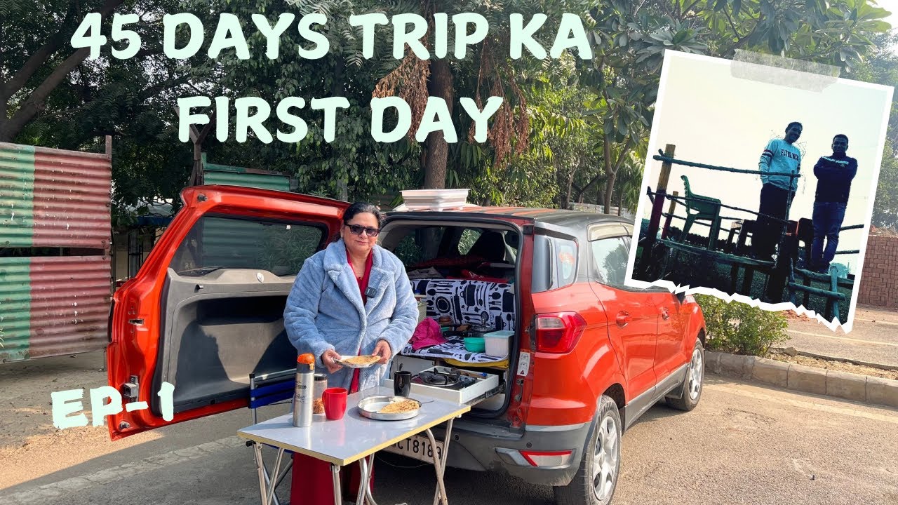 1st day of 45 days South India Trip,fantastic Camping at Gwalior.Longest Trip of 7000 kms.V-163 EP-1