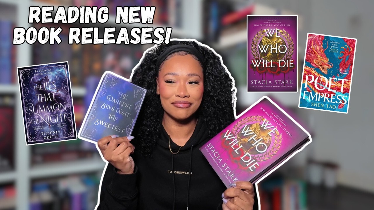Reading new fantasy book releases! 📚⭐️ Reading Vlog