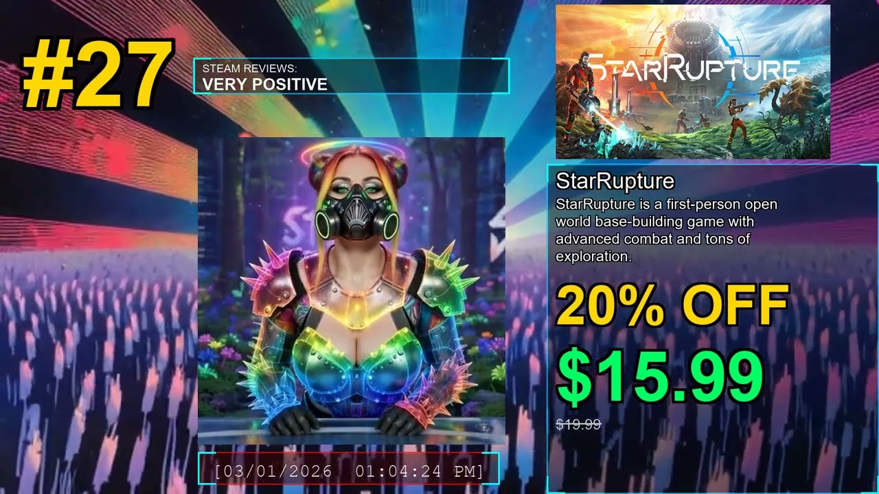 Top 21-30 Steam Game Deals - March 01, 2026