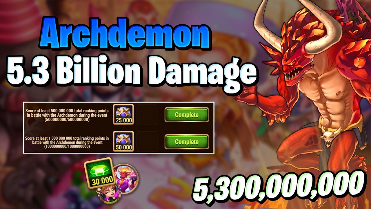 5 BILLION DAMAGE Archdemon Guide! 😱 Best Team & Strategy | Hero Wars