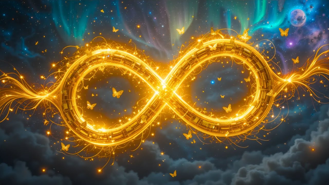 Infinity Symbol of Abundance &mdash; 963 Hz Divine Frequency Unlocks Infinite Wealth, Prosperity Luck Flow