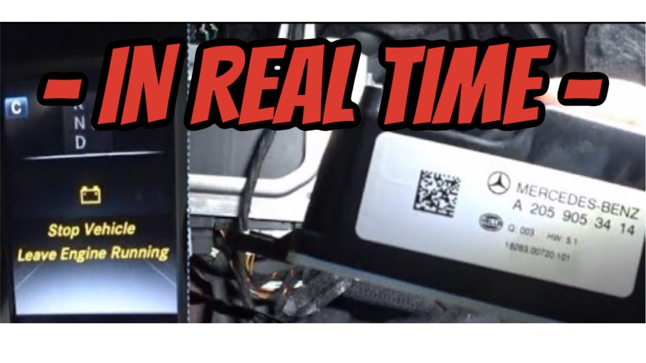 2015 Mercedez Benz C300(W205) Auxiliary Battery FIX - IN REAL TIME