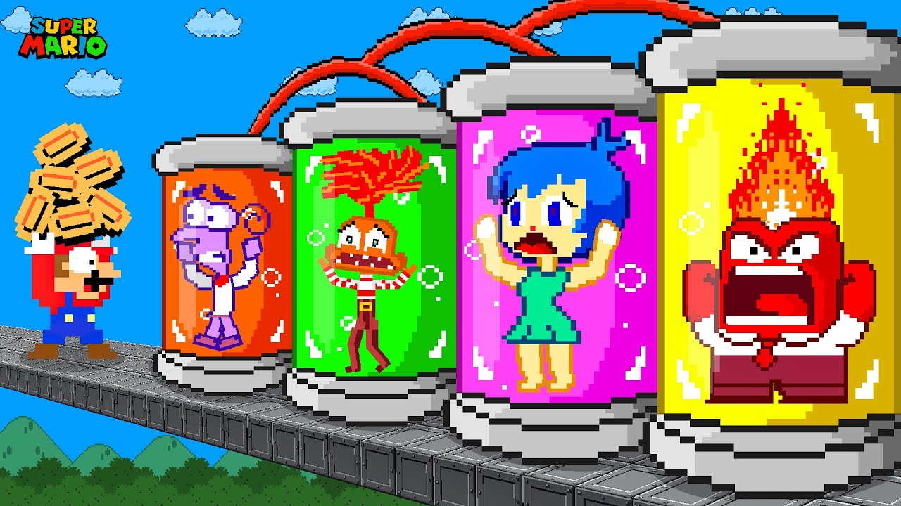 What if Mario Buy All Characters INSIDE OUT | Game Animation