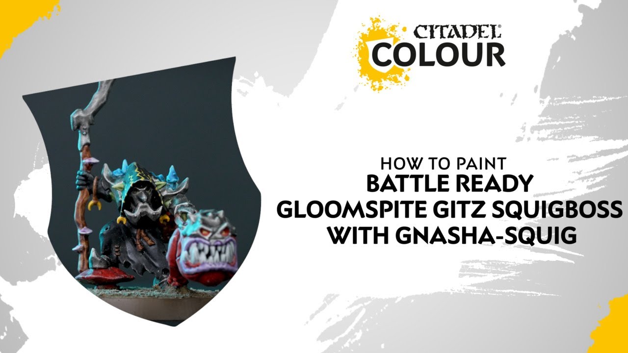 How to Paint: Battle Ready Gloomspite Gitz Squigboss with Gnasha-Squig