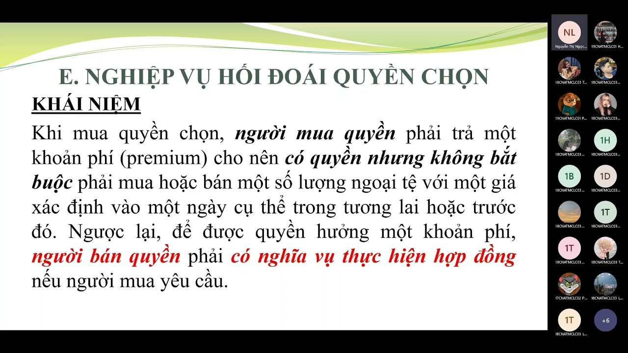 Thanh toán quốc tế (Chương 2)|Lesson 7