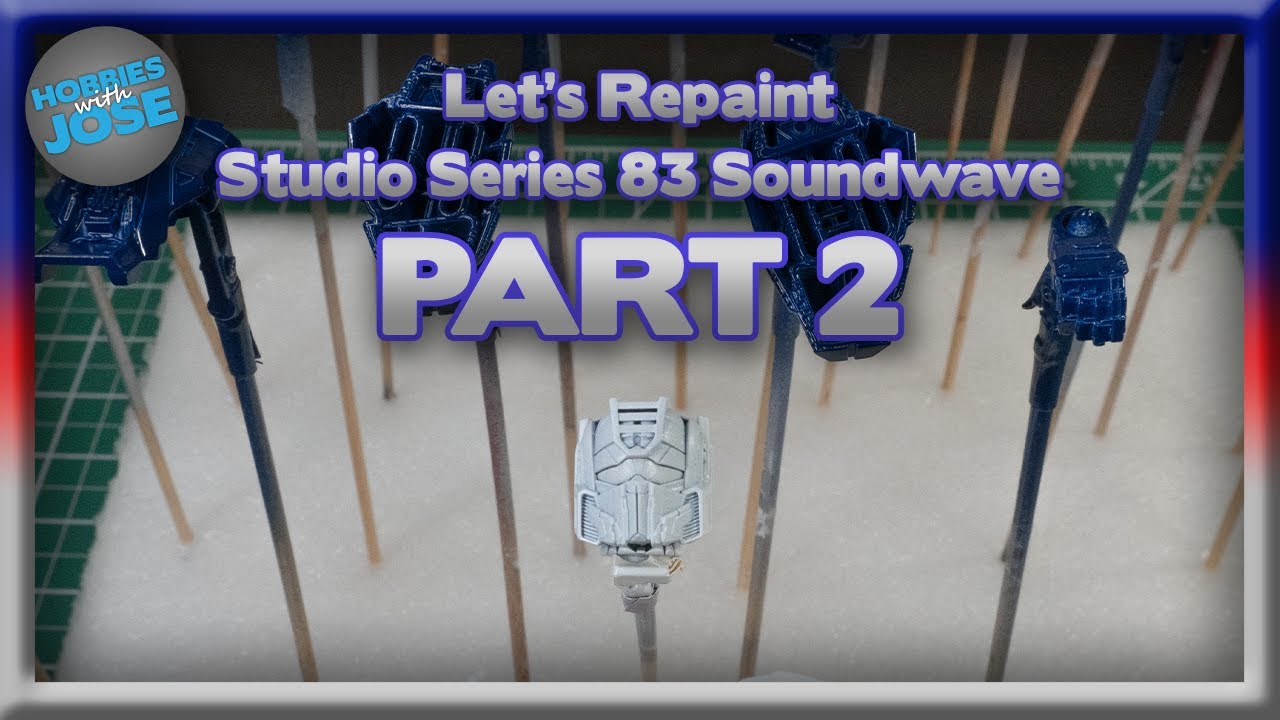 Let's Repaint/Customize Transformers Studio Series 83 Soundwave - Part 2