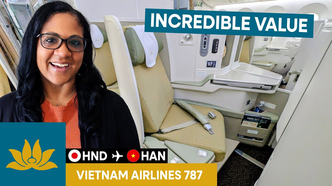 Бизнес-класс Vietnam Airlines, Токио-Ханой, 787 Dreamliner