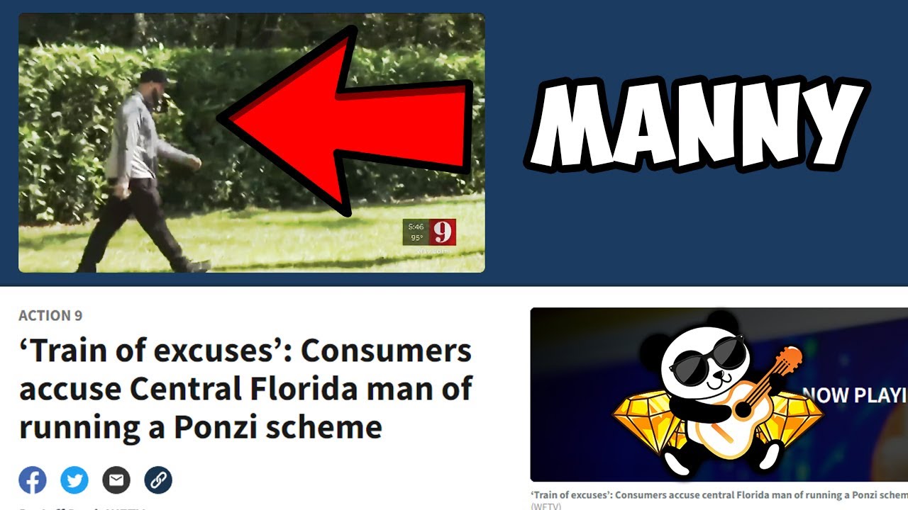 PGV - MANNY ON THE NEWS 'TRAIN OF EXCUSES' WFTV9 NEWS (PROSPERITY GEM VENTURES UPDATES & NEWS)