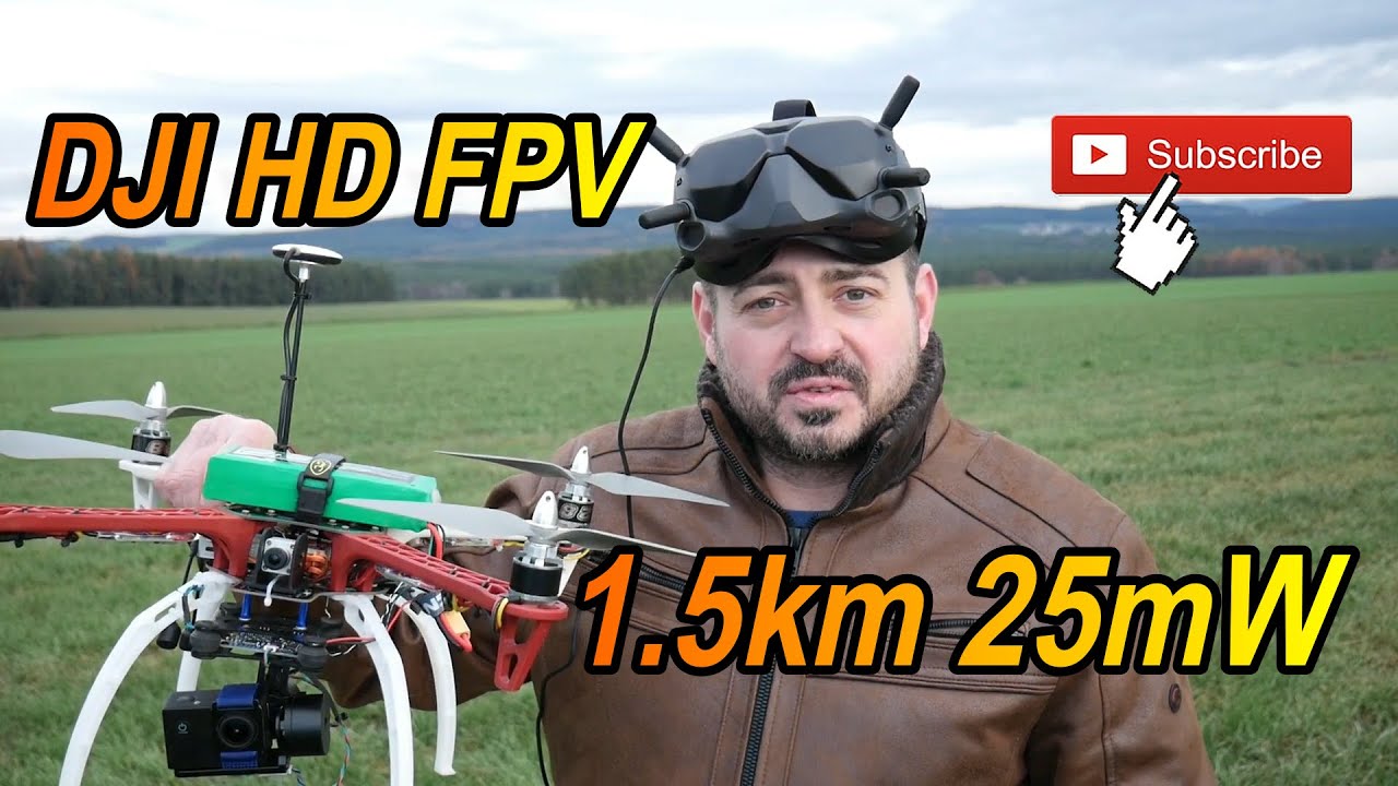 DJI Digital FPV System Range Test - 1.5km 25mW - German / Deutsch