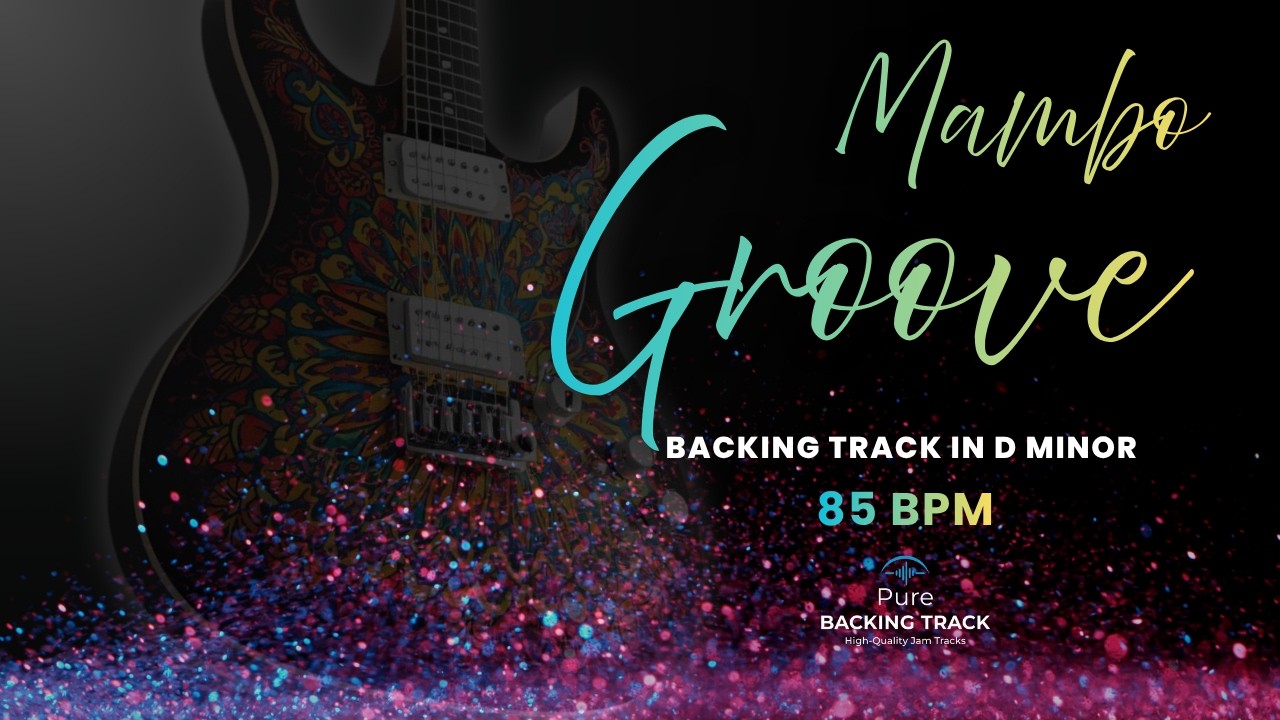 🎸 Mambo Groove Guitar BackingTrack in D Minor (Dm) | 85 BPM