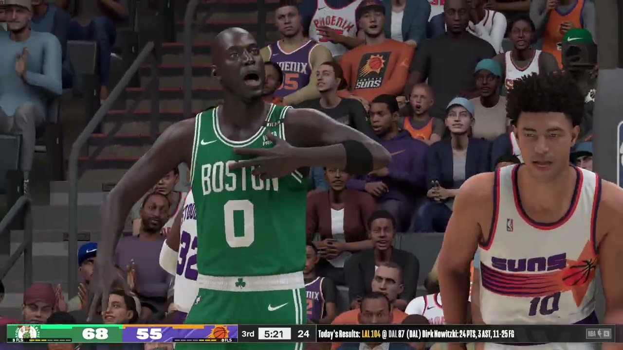 Charles Barkley vs Kevin Garnett 2nd half 08 Celtics vs Suns
